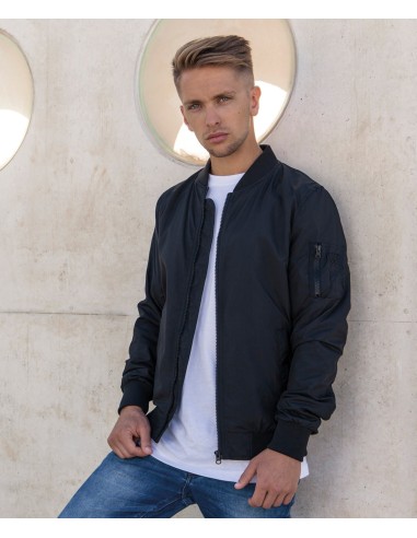 B-BY045-Nylon Bomber Jacket